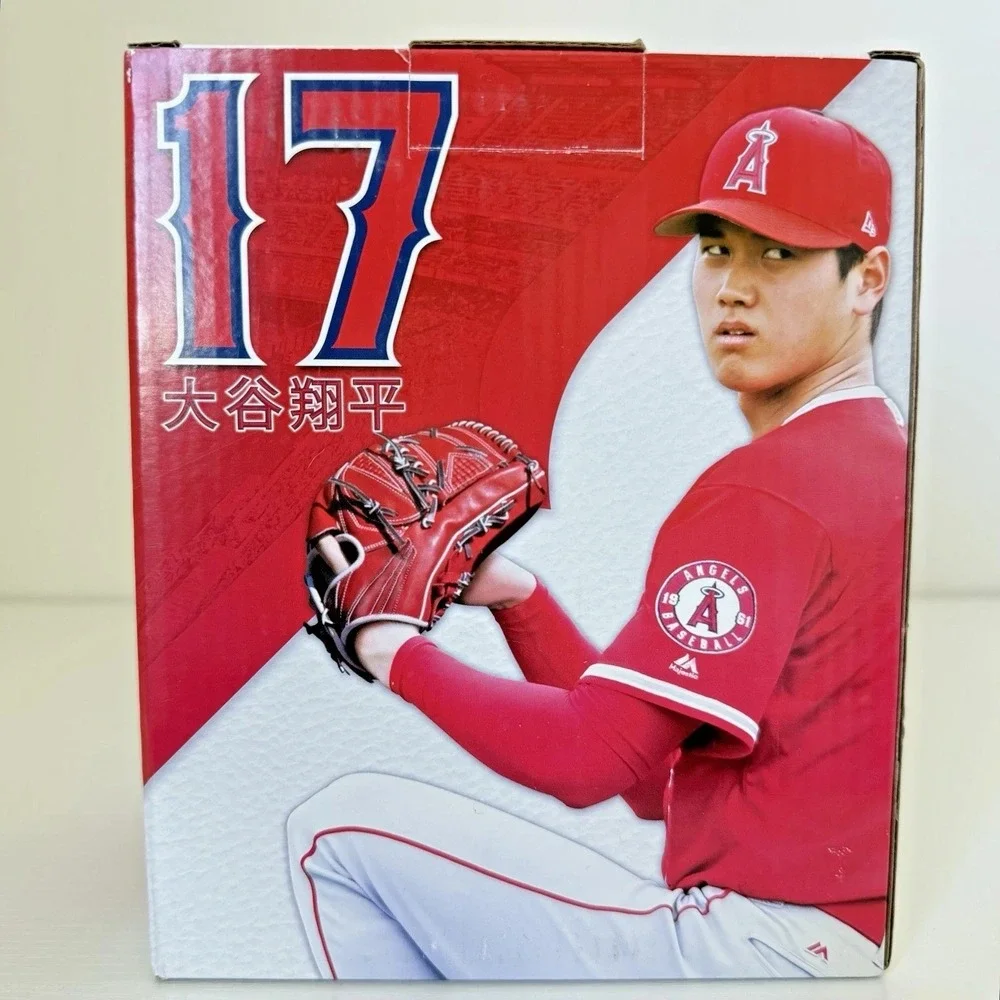 Shohei Ohtani Double Bobblehead LA Angels Rookie 2018 SGA New In Box Pitcher Bat
